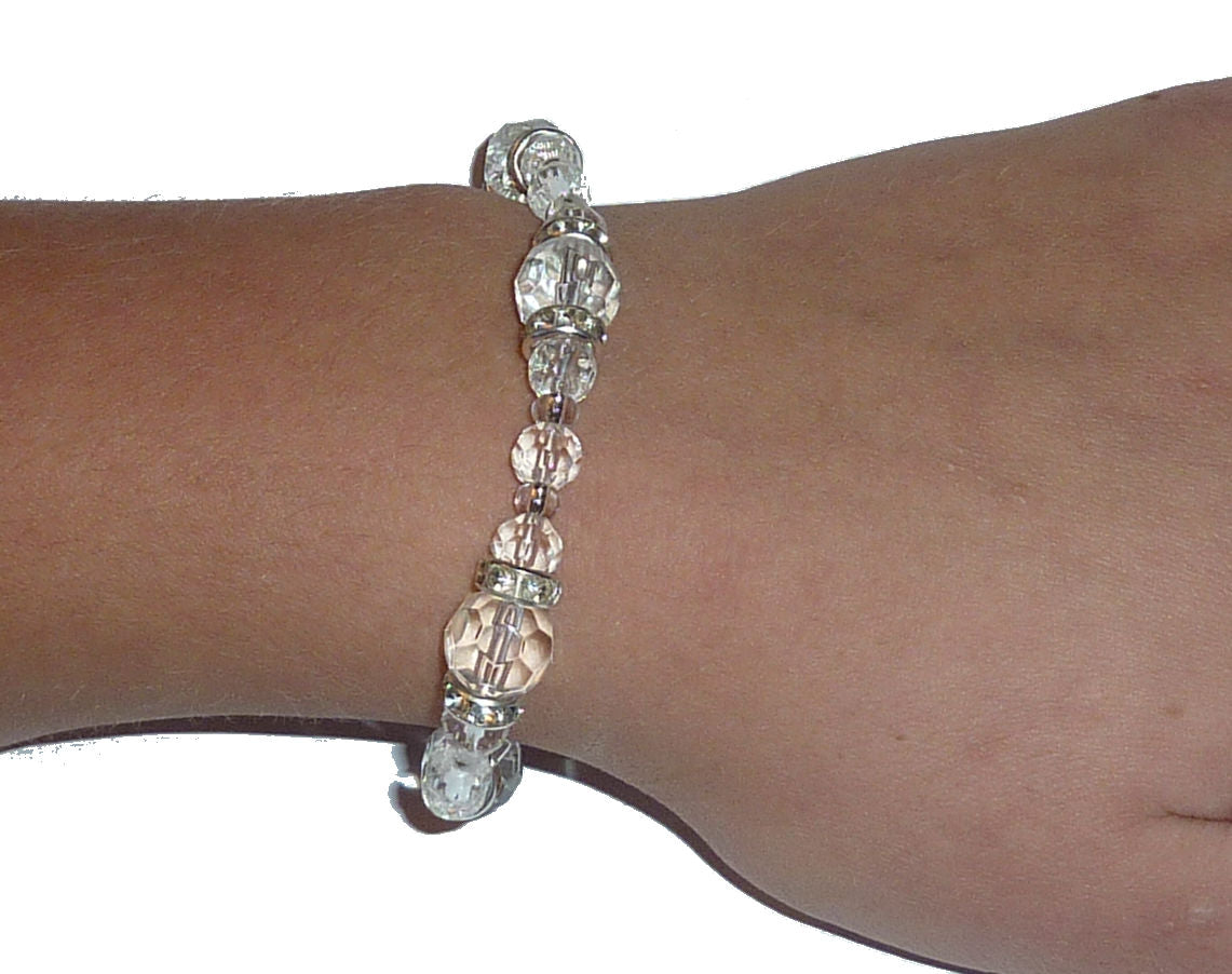 November Birthstone Charm Bracelet - Crystal Stretch