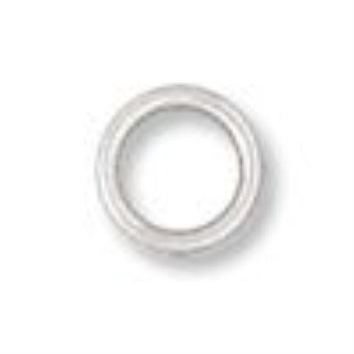 6mm Silver Plated Closed Jump Rings 1,000