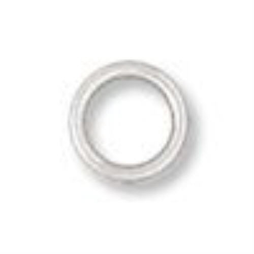 6mm Silver Plated Closed Jump Rings 500