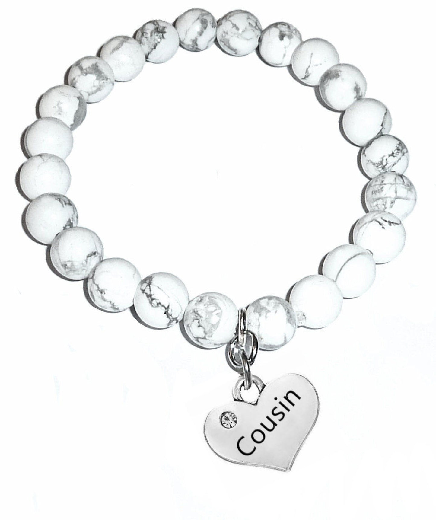 Cousin Howlite Bracelet - Family