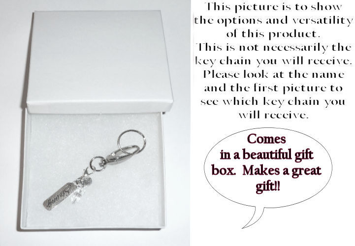 (Tree of Life) Charm Key Chain Ring, Women's Purse or Necklace Charm, Comes in a Gift Box!