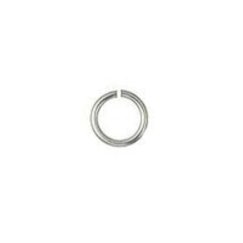 6mm Silver Plated Open Jump Rings 10,000