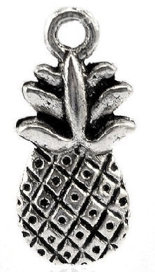 Pewter Silver Tone charm - Pineapple
