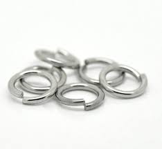 Stainless Steel Open Jump Rings 6mmx1mm.  Pack of 100