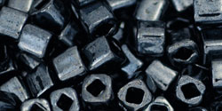 Cube 4mm : Metallic Hematite Beads Black 1000
